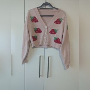Strawberry Cardigan